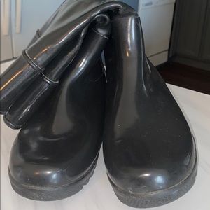 Size 11 Black Sperry Rain boots